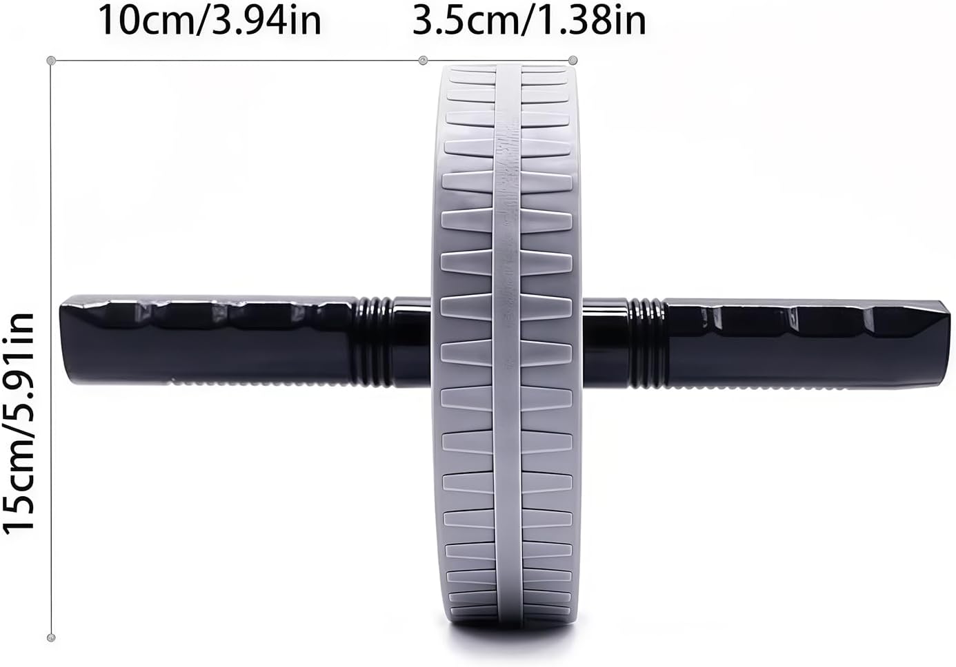 Wheel for Abs Workout, Core Strength Training Equipment - Exercise Wheel for Home Gym, Abdominal Muscle Toner, Fitness Equipment for Men & Women