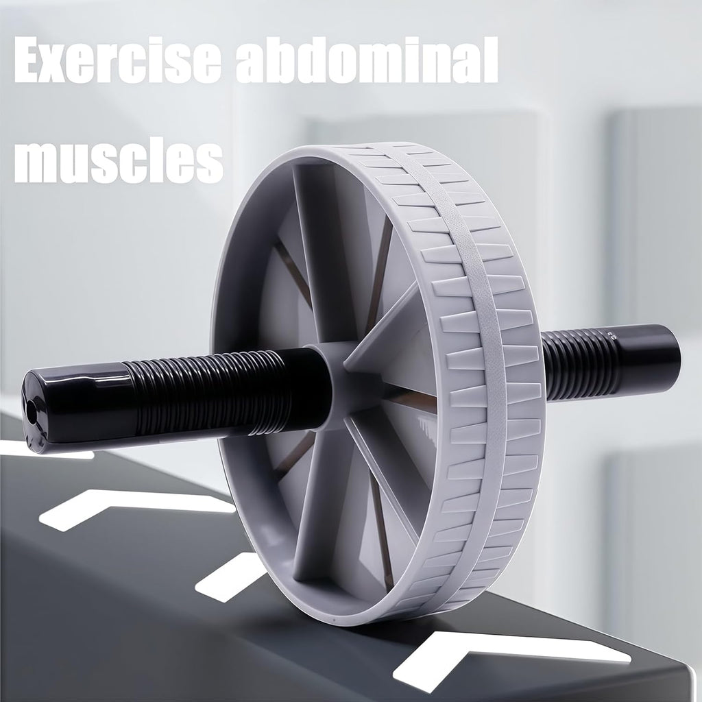 Wheel for Abs Workout, Core Strength Training Equipment - Exercise Wheel for Home Gym, Abdominal Muscle Toner, Fitness Equipment for Men & Women
