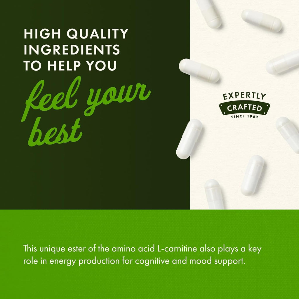 Acetyl L-Carnitine 500 mg 100 Caps by Swanson Premium