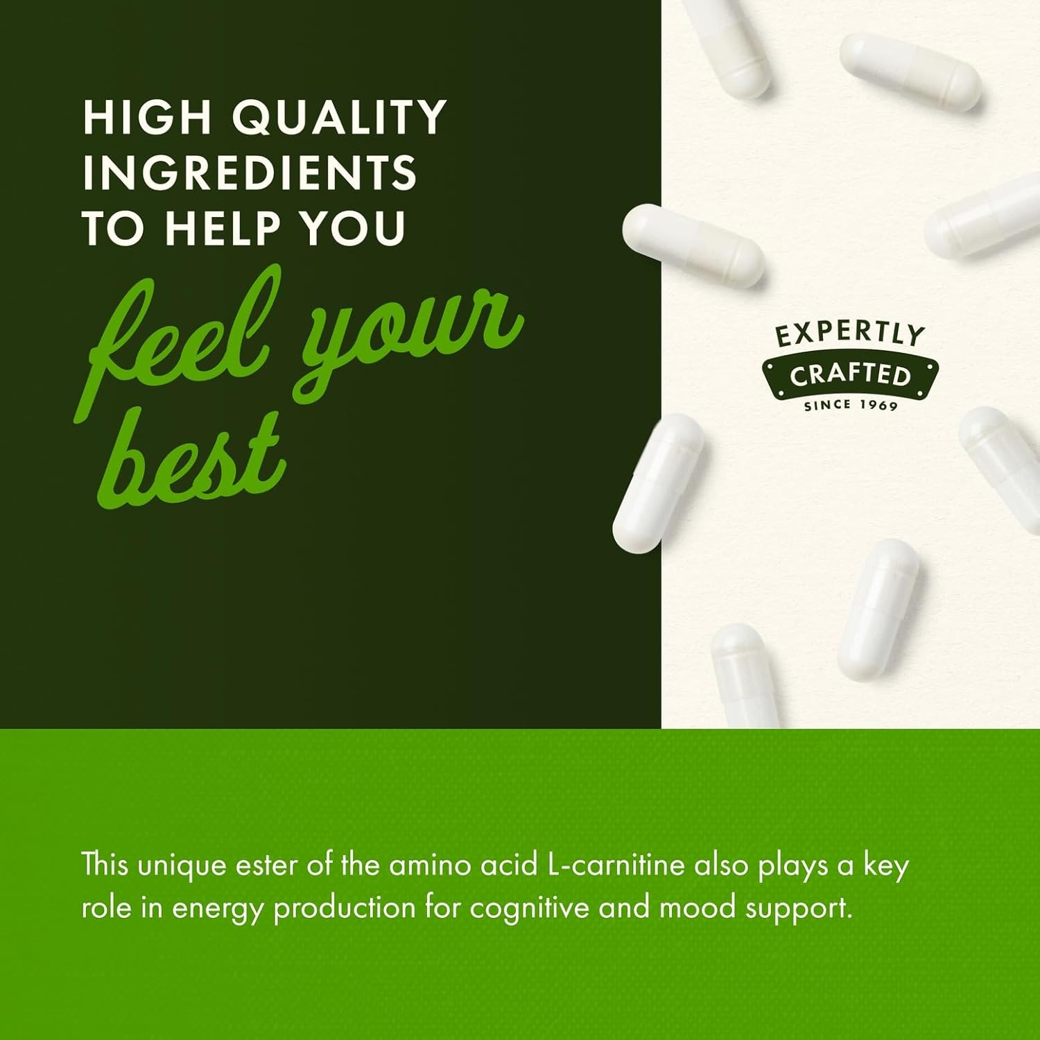 Acetyl L-Carnitine 500 mg 100 Caps by Swanson Premium