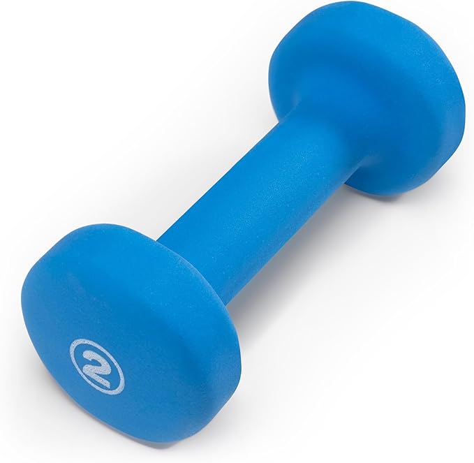 Marcy Colored Neoprene Dumbbell (Sold in Singles) Hand Weights, Exercise Free Weights for Home Gym