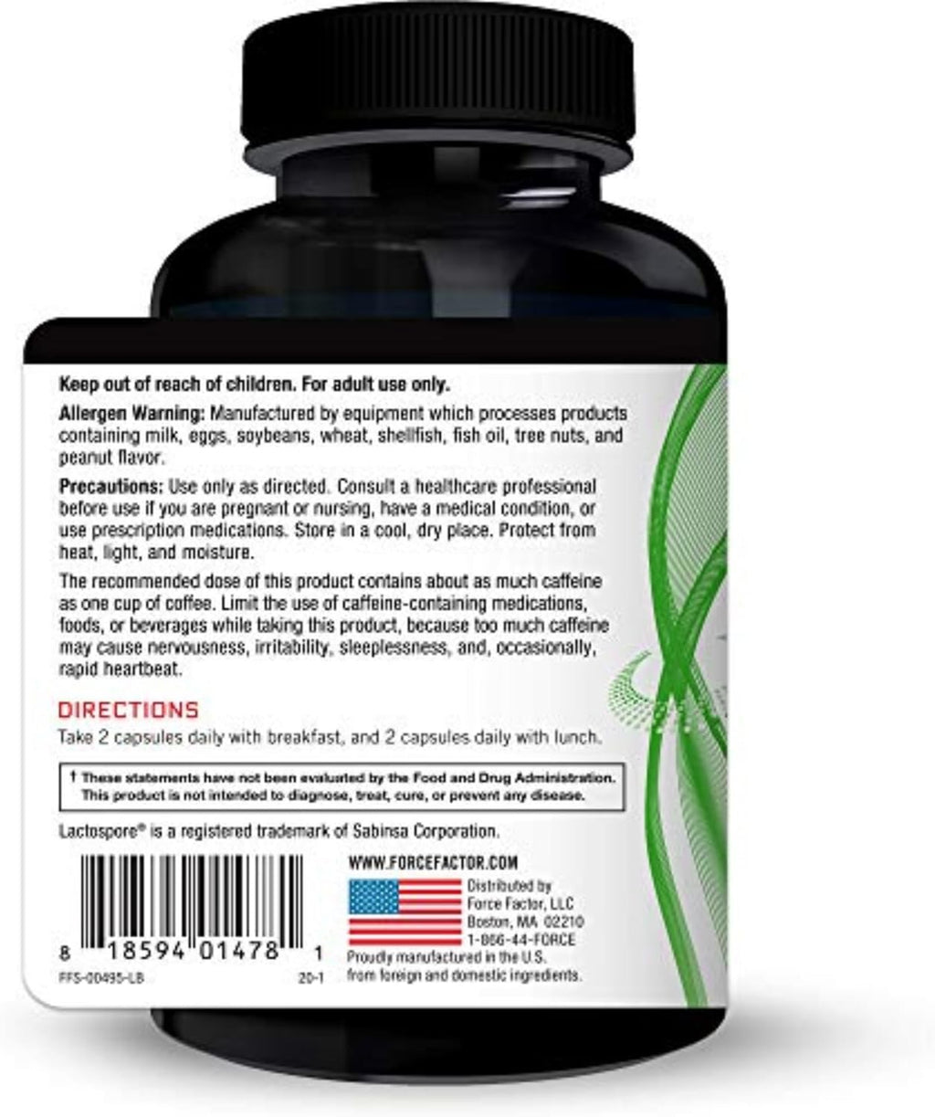 ProbioSlim Weight Loss Essentials Complete Daily Digestive Health and Weight Loss Probiotic Supplement for Women and Men with Electrolytes and Green Tea Extract, 120 Capsules