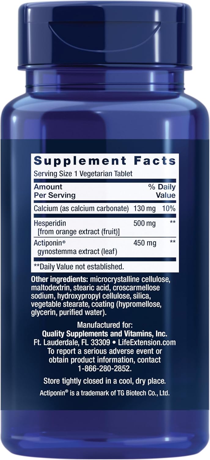 Life Extension AMPK Metabolic Activator*, Hesperidin, G. pentaphyllum, Fight unwanted Belly Fat, Target Overall Fat, Gluten-Free, Vegetarian, 1-Daily, Non-GMO, 30 Tablets