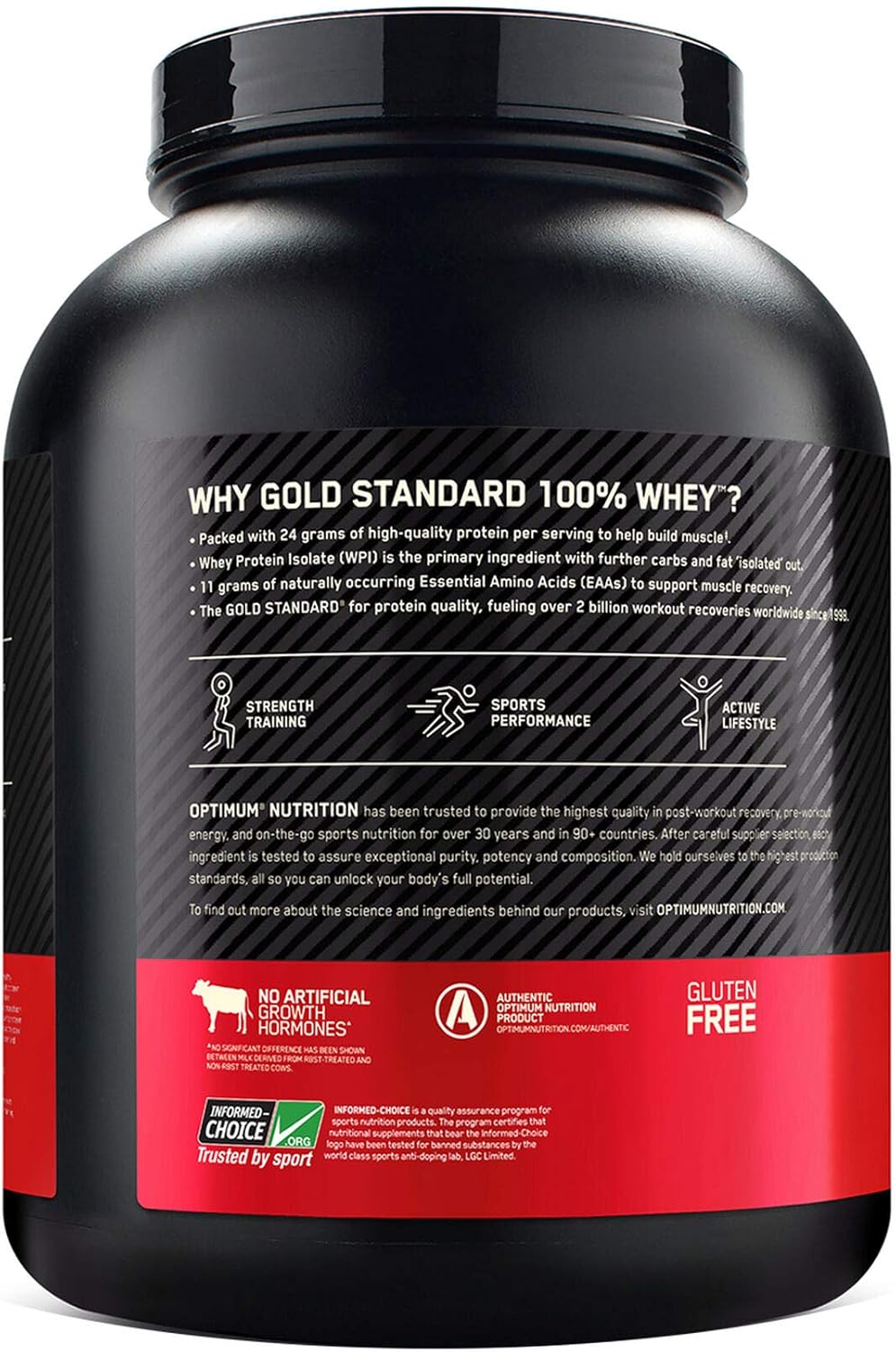 Optimum Nutrition, 100% WHEY Gold Choc 5LB