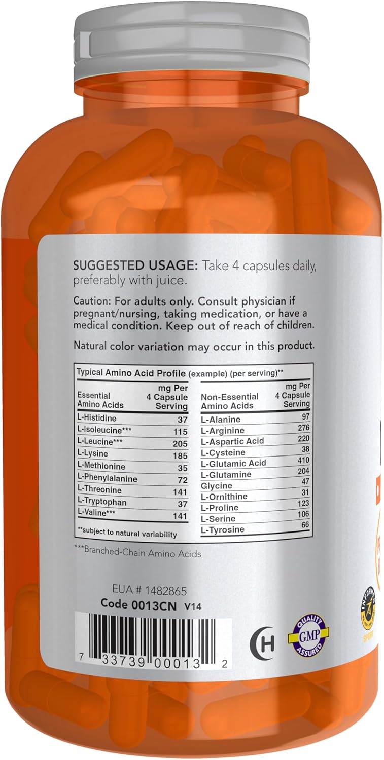 NOW Foods Sports, Amino Complete, 360 Veg Capsules