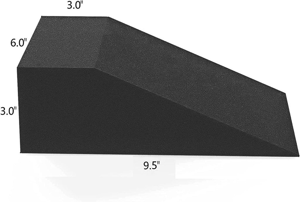 2 Pack Squat Wedge Blocks,Non Slip Professional Squat Ramp for Heel Elevated Squats Calf Raises Platform, Calf Stretcher, Balance, Pushup, Yoga Wrist Support, Pilates, Squat, Riser Block