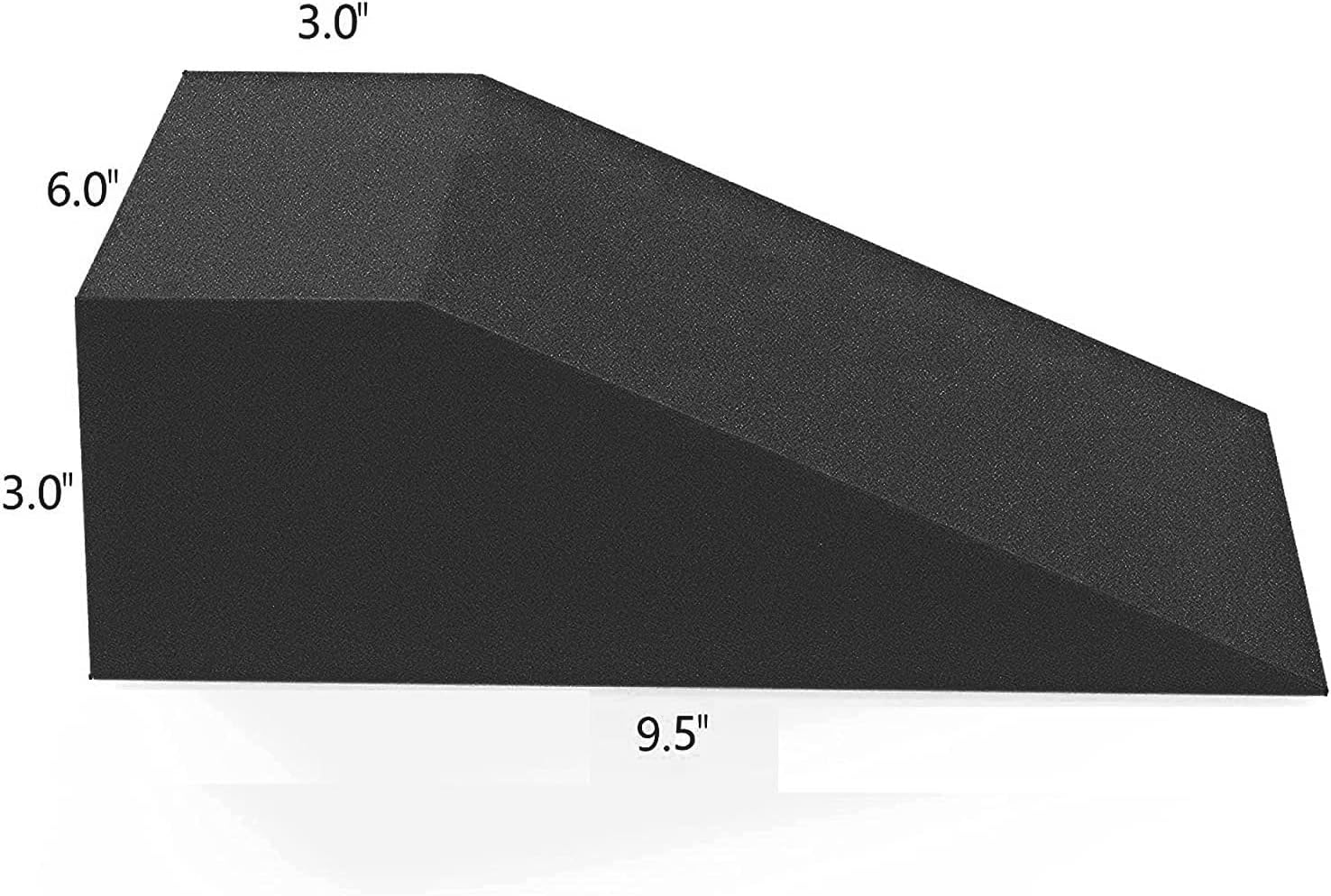 2 Pack Squat Wedge Blocks,Non Slip Professional Squat Ramp for Heel Elevated Squats Calf Raises Platform, Calf Stretcher, Balance, Pushup, Yoga Wrist Support, Pilates, Squat, Riser Block