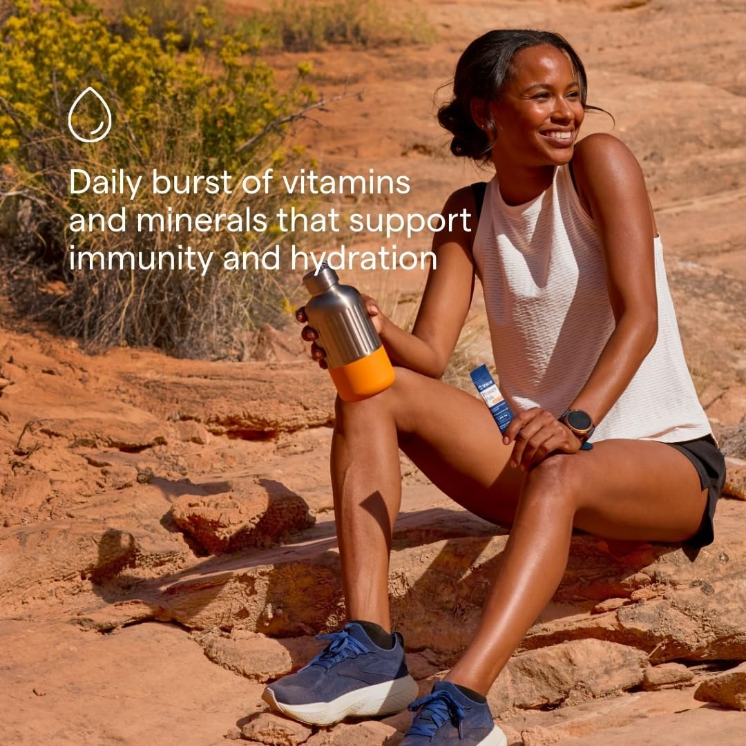 Trace Minerals Power Pak Multivitamin and Multimineral Packets - Electrolyte Support - 1200 mg Vitamin C Plus 70 Sugar Free - Citrus Flavor - 30 Packets