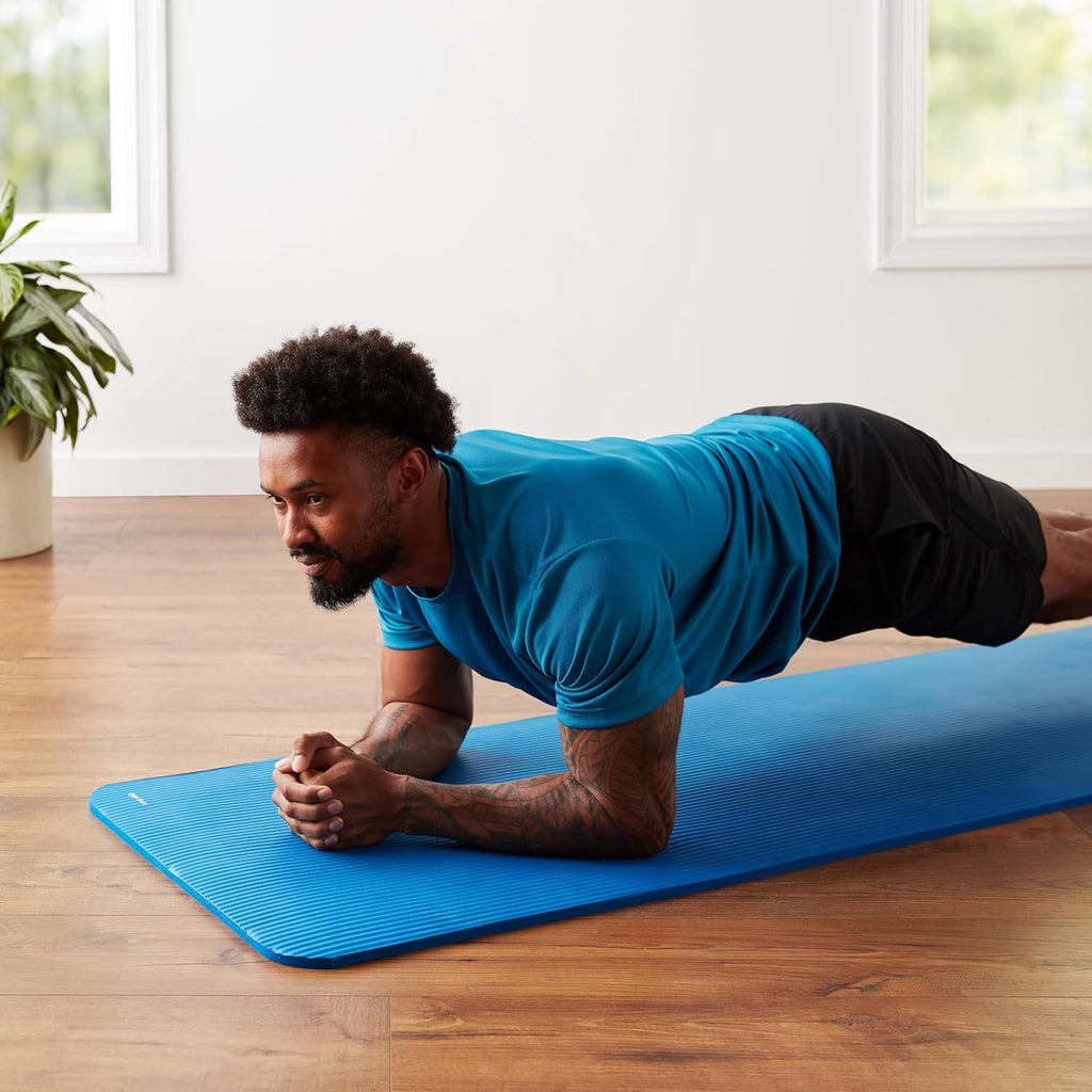 Extra Thick Exercise Yoga Mat with Carrying Strap