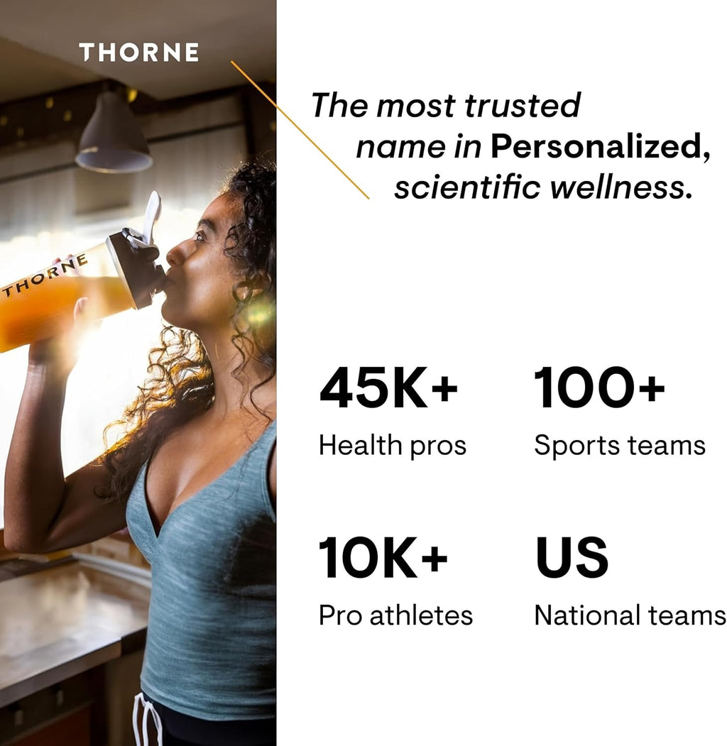 THORNE - Multi-Vitamin Elite - Daily Nutritional Supplement - AM Formula Supports Cellular Energy Production &PM Formula Supports Restful Sleep* - Gluten-Free, Dairy-Free - 180 Capsules - 30 Servings
