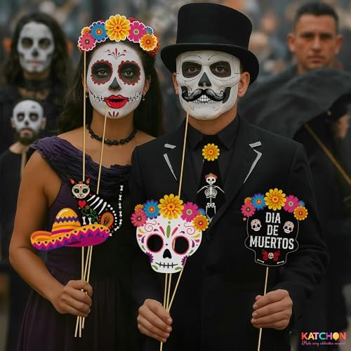 Halloween Photo Props Set, Pack of 35