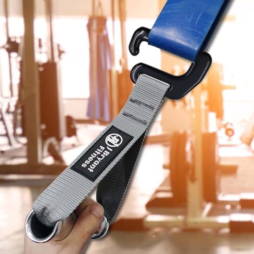 Fitness Resistance Band Exercises Handles Heavy Duty Metal Gym Handles Stainless Steel Large Size Hook for Wide Pull Up Resistance Band Training Home Workout Fitness Equipment