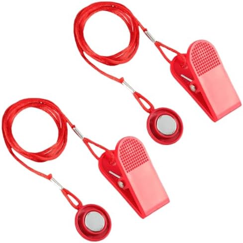 2pcs Universal Treadmill Magnetic Safety Key Replacement Magnetic Safety Switch Clip Emergency Machine Stop Accessories Universal Treadmill Emergency Stop Magnet for Most Treadmills Running Machines