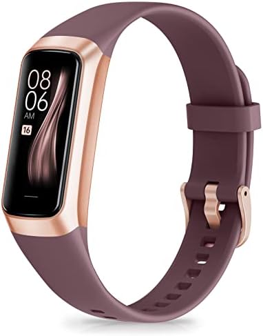 Fitness Tracker with Step Counter/Calories/Stopwatch, Activity Tracker, Health Tracker with Heart Rate Monitor, Sleep Tracker,1.10''AMOLED Touch Color Screen, Pedometer Watch for Women Men