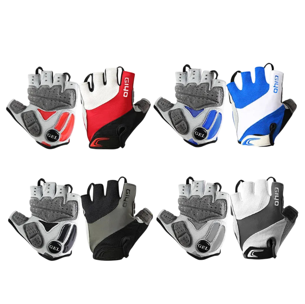 Cycling Gloves Half Finger Bicycle Gloves Shock-Absorbing Anti-Slip Breathable MTB DH Road Biking Gloves for Men/Women