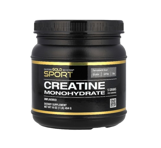 California Gold Nutrition, Creatine Powder, Micronized, Muscle and Strength Support, Creatine Monohydrate, No Gluten, No GMOs, No Soy, Unflavored, 16 oz (454 g)