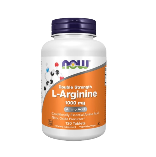 NOW Foods Supplements, L-Arginine 1,000 mg, Nitric Oxide Precursor*, Amino Acid, 120 Tablets