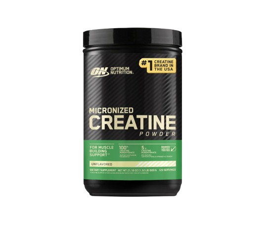 Optimum Nutrition Micronized Creatine Monohydrate Powder, Unflavored, 120 Servings, 600 Grams