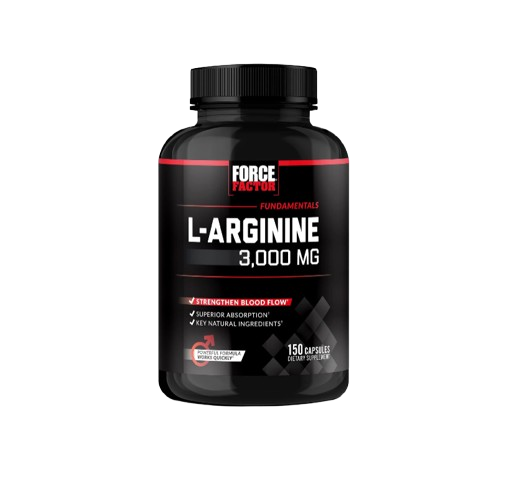 L-Arginine Nitric Oxide Supplement with BioPerine to Help Build Muscle and Support Stronger Blood Flow, Circulation, Nutrient Delivery, and Pumps, L-Arginine 3000mg, 3g, 150 Capsules