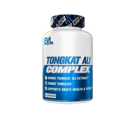 Evlution Nutrition Tongkat Ali - Men’s Health + Vitality Supplement - 800mg Tongkat Ali + 200mg Tribulus - Performance Support - Vegan + Gluten Free Capsules - 30 Servings