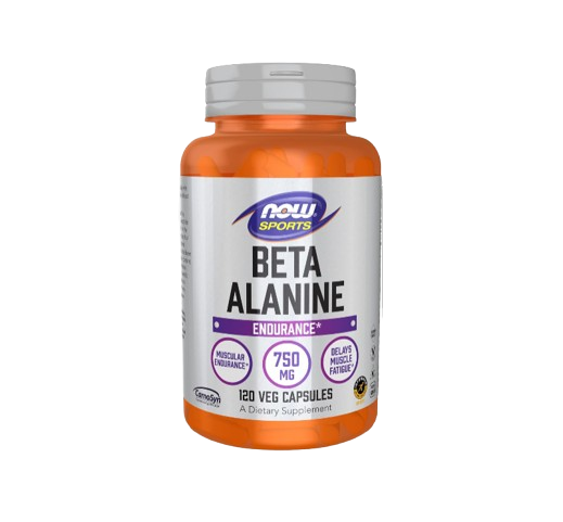 NOW Foods Sports Nutrition, Beta-Alanine 750 mg, Delays Muscle Fatigue*, Endurance*, 120 Veg Capsules