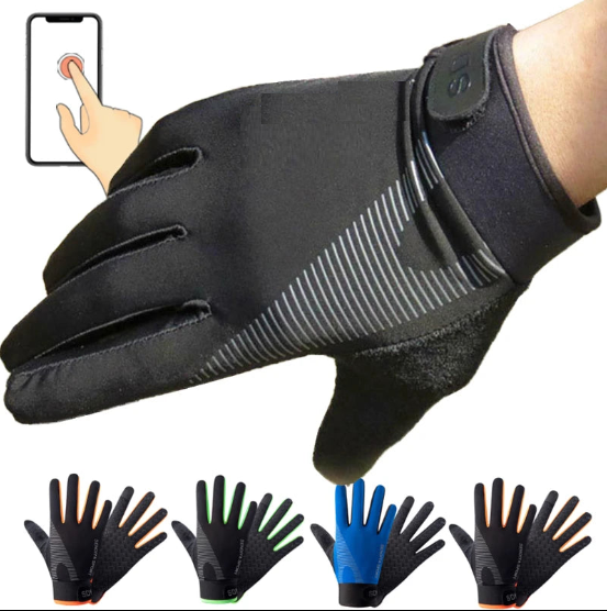 Cycling Gloves Mountain Bike Gloves Biking Gloves for Men Women Outdoor Full Finger Workout Gloves Touch Screen Anti-Slip Shock-Absorbing MTB Gloves Road Bicycle Gloves