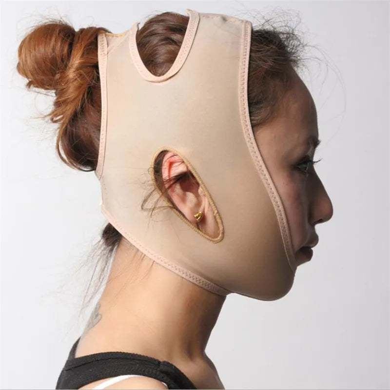 V-Face Slimming Strap, V Line Lifting Mask, Chin Strap for Sleeping, Reusable V Shaped Belt, Double Chin Reducer, Firms and Lifts Facial Contours, Jaw Exerciser, Chin Up Patch