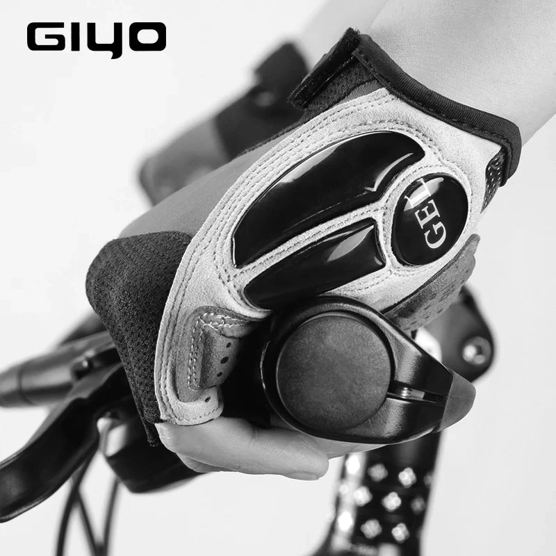 Cycling Gloves Half Finger Bicycle Gloves Shock-Absorbing Anti-Slip Breathable MTB DH Road Biking Gloves for Men/Women