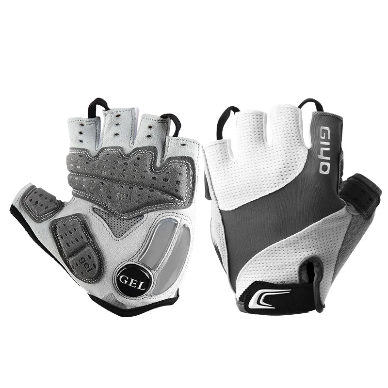 Cycling Gloves Half Finger Bicycle Gloves Shock-Absorbing Anti-Slip Breathable MTB DH Road Biking Gloves for Men/Women