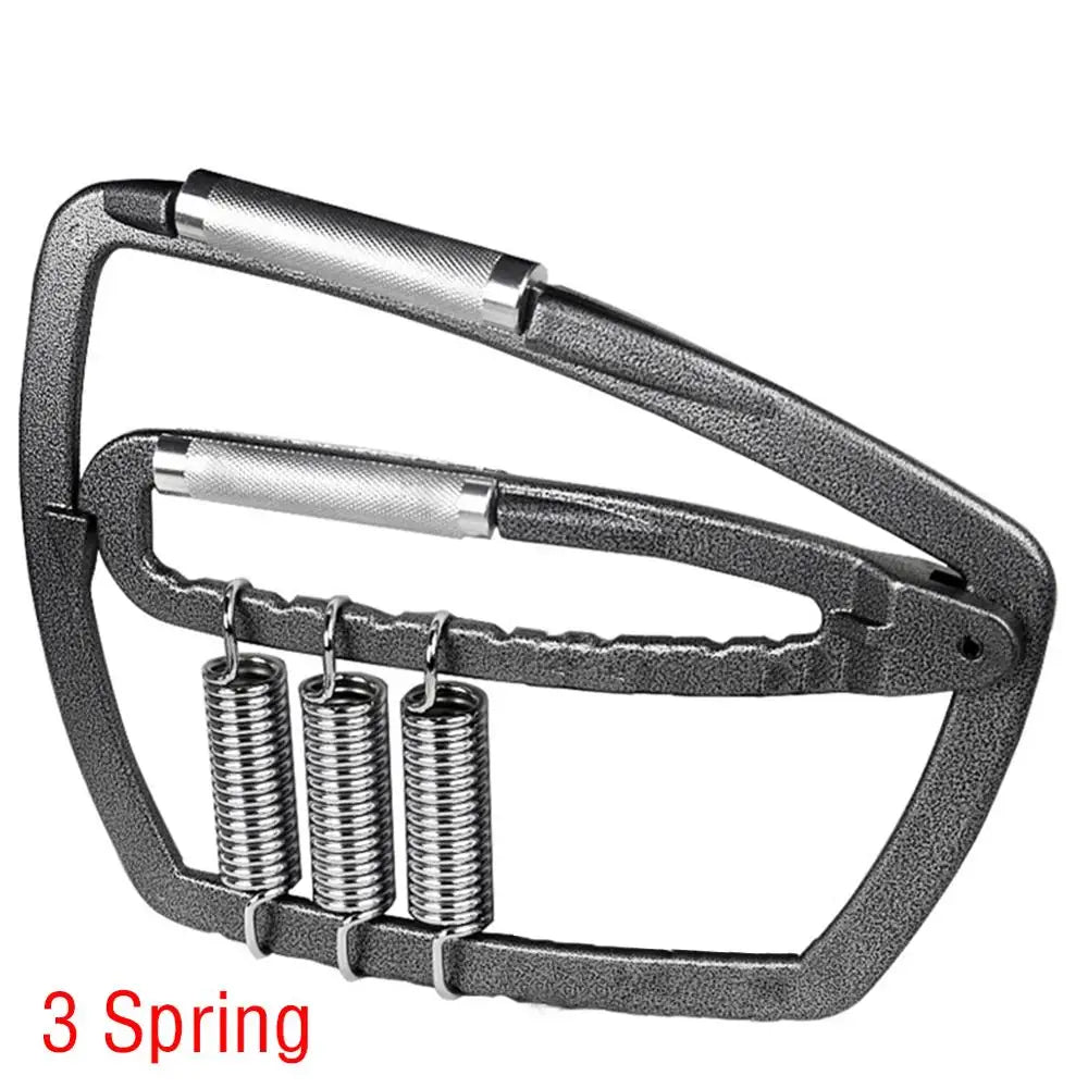 Solid Metal Hand Grip Dynamometer Hand Grip Strength Tester 165lb Adjustable Grip Strength Trainer with 5 Heavy Duty Springs,Professional Forearm & Finger Exercise Equipment for Athletes,Gym & Home Workouts