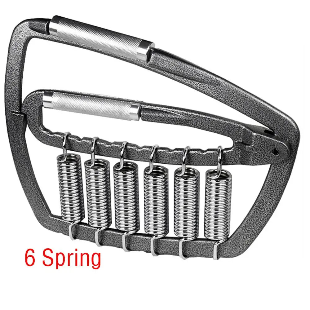 Solid Metal Hand Grip Dynamometer Hand Grip Strength Tester 165lb Adjustable Grip Strength Trainer with 5 Heavy Duty Springs,Professional Forearm & Finger Exercise Equipment for Athletes,Gym & Home Workouts
