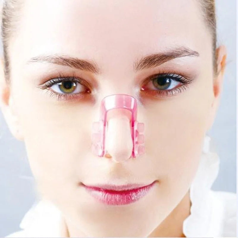 A Set of Black and Pink Nose Up Lifting Shaping Clip Invisible Shaper Tool,Straightening Beauty Massage Tool Bridge Straightening for Nose Uplifting Crooked Women Men Bridge Wide Lifter Men's