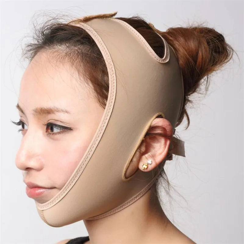 V-Face Slimming Strap, V Line Lifting Mask, Chin Strap for Sleeping, Reusable V Shaped Belt, Double Chin Reducer, Firms and Lifts Facial Contours, Jaw Exerciser, Chin Up Patch