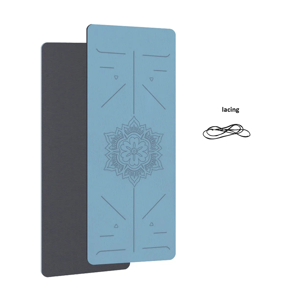 Yoga Mat Non Slip, Pilates Fitness Mats, Eco Friendly, Anti-Tear 1/4" Thick Yoga Mats for Women, Exercise Mats for Home Workout with Carrying Sling and Storage Bag