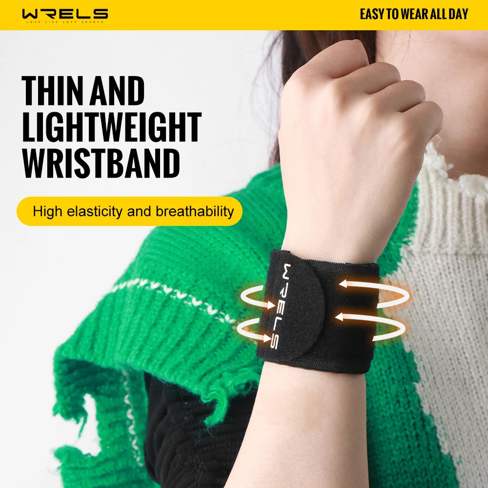 2 Pack Wrist Brace Adjustable Wrist Support Wrist Straps for Fitness Weightlifting, Tendonitis, Carpal Tunnel Arthritis, Wrist Wraps Wrist Pain Relief Highly Elastic (Black)
