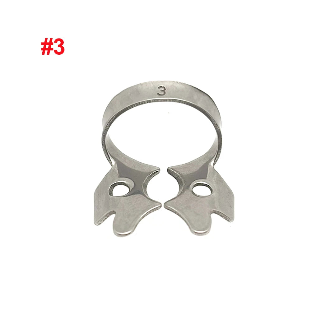 Professional Dental Rubber Dam Clamps | Endodontic Hygenic Brinker Universal Retractors| Tissue Gingival Lower Molars | Restorative Instruments Tools CE (Clamps Set of 5)