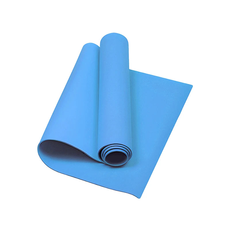Yoga Mat Thick 1/5" Thick Non Slip Anti-Tear High Density Exercise Mat with Carrying Strap Large Yoga Mat for Floor, Gym, Fitness, Pilates, Stretching, Home Yoga, Workouts