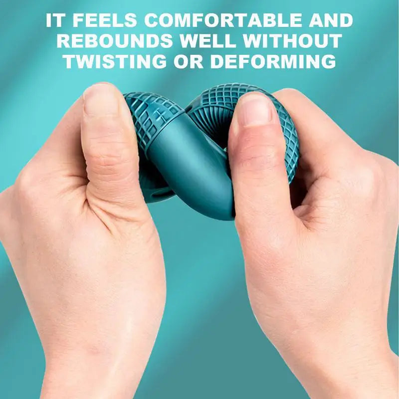 Hand Grip Strengthener, Grip Strength Trainer, Fingers Exerciser - Silicone Rings for Muscle Training Sports Rock Climbing Finger Rehabilitation Training,Hand & Wrist Muscles Trainer Stress Relief,5 Resistance Levels