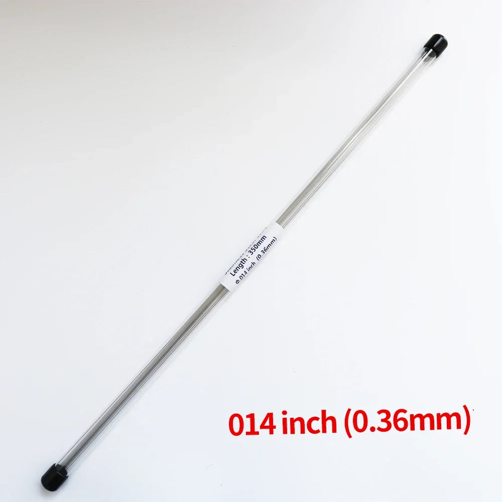 10pcs Lingual Retainer Wire Stainless SteelSuper elastic Flat Straight Twist Wires,0.010 * 0.032