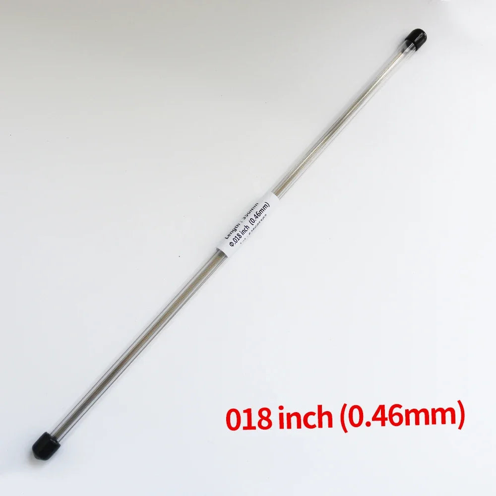 10pcs Lingual Retainer Wire Stainless SteelSuper elastic Flat Straight Twist Wires,0.010 * 0.032