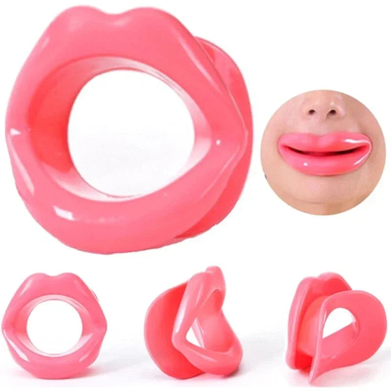 Face Slimmer Lip Trainer Silicone Face Lifting Lip Exerciser Mouth Muscle Tightener Tightening Anti Wrinkle Anti Aging Oral Exerciser Facial Slimmer Tool
