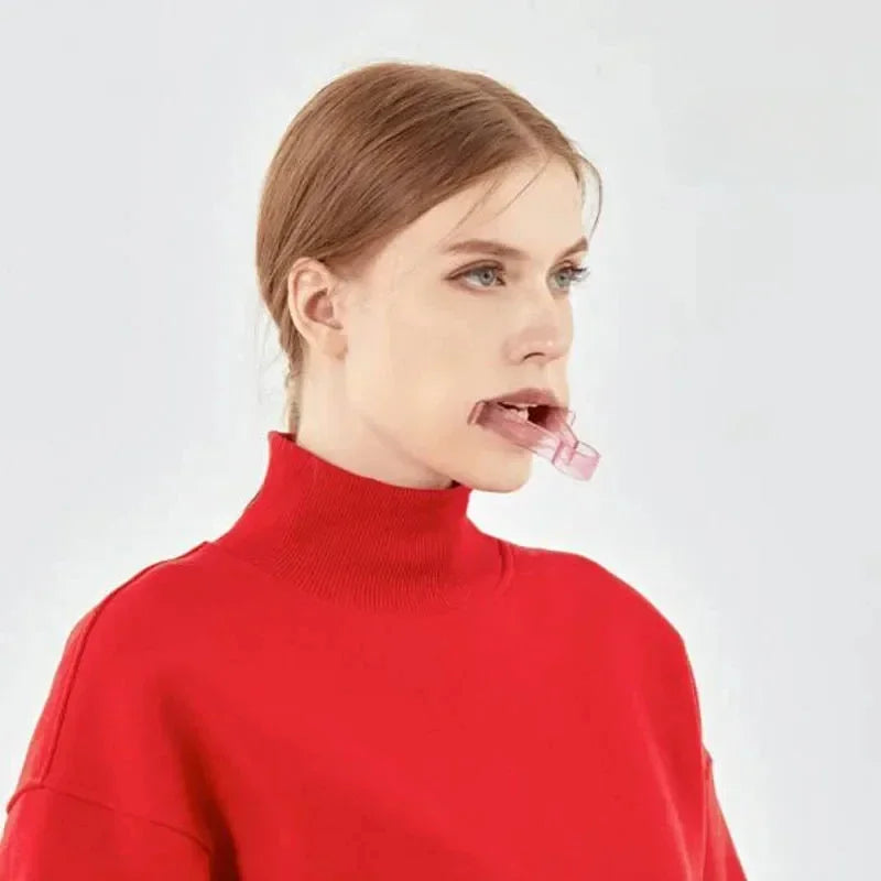 Jaw Exerciser,Double Chin Reducer,Facial Yoga for Skin Tighten Firm,Face Exerciser& Jawline Shaper, Jaw Trainer,Facial and Neck Exercise for Women and Men,Double Chin Breathing Exercise Device (One)