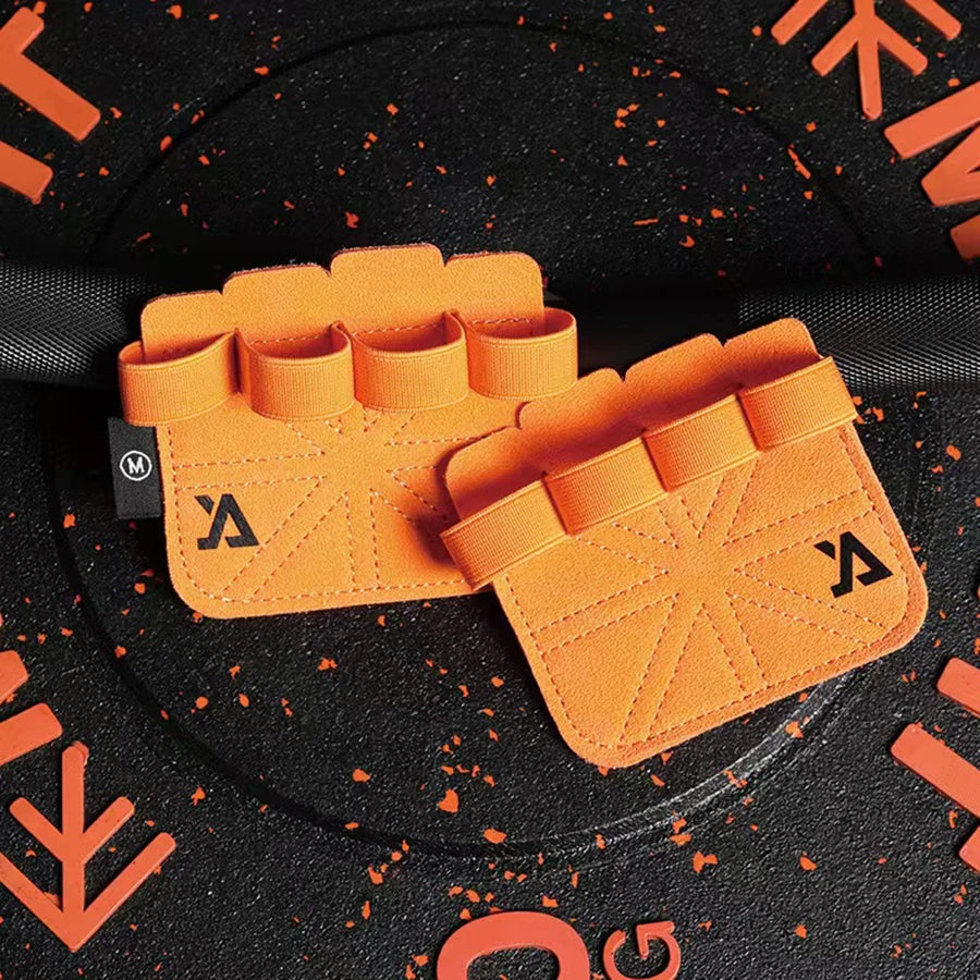 Anti-Slip Workout Grips, Ergonomic Workout Gloves, Weight Lifting Grips, for Men and Women, Silicone Gym Grips Pads, Soft, Palm Protection, Suitable for Various Fitness Training