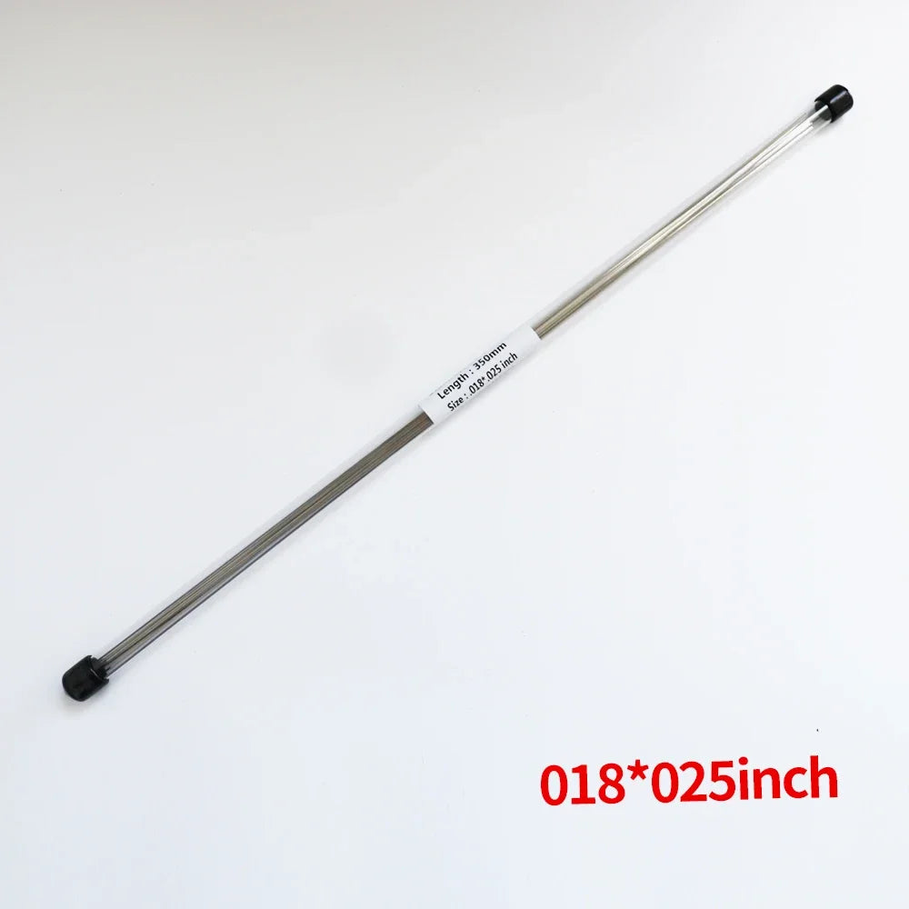 10pcs Lingual Retainer Wire Stainless SteelSuper elastic Flat Straight Twist Wires,0.010 * 0.032