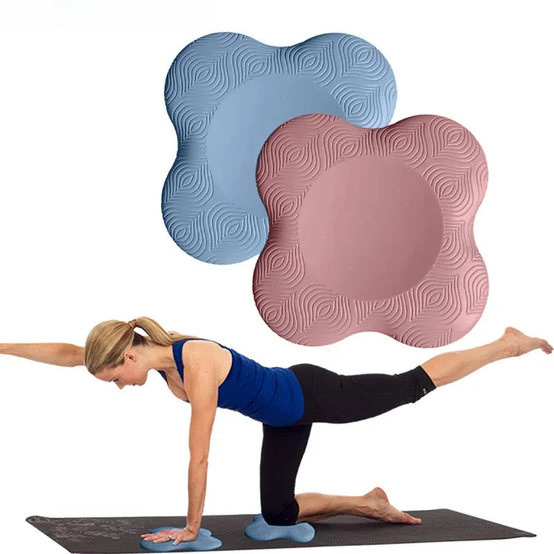 Yoga Knee Pads Extra Thick, Yoga Kneeling Pad for Pilates Exercise, 13/16 Inches Cushion Knees Elbow Mat Supplies for Women Men Fitness Travel