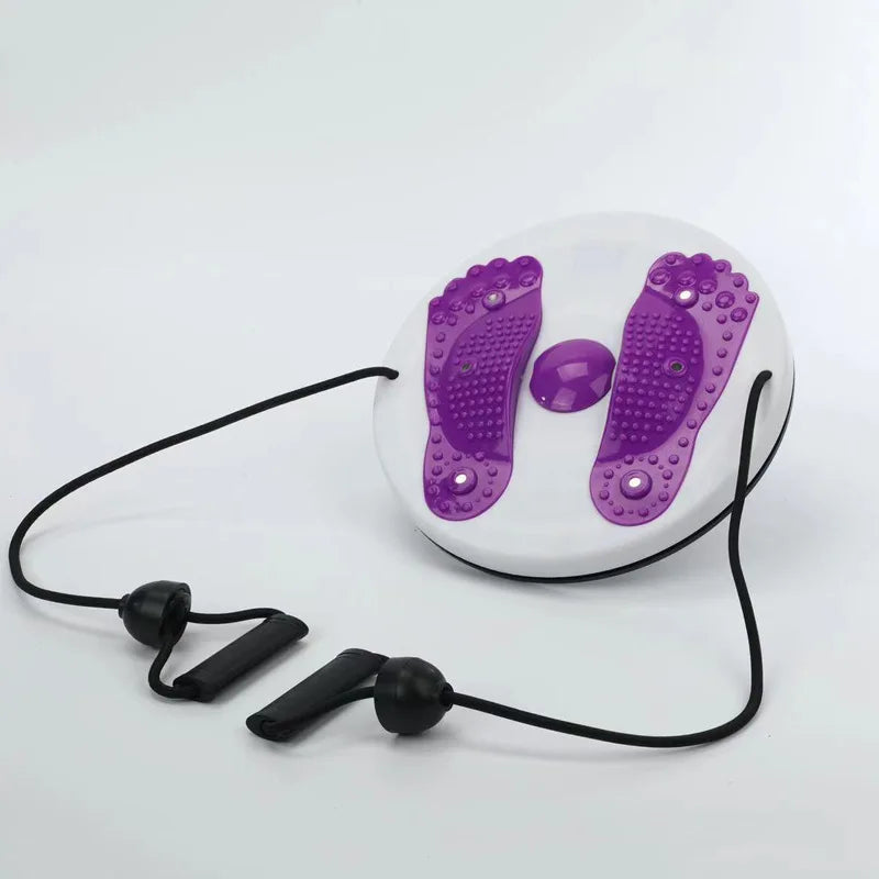 Ab Twist Waist Disc Board,Adjustable Waist Trainer Twisting Disc with Handles,Waist Slimming Balance Rotating Disc with Massage Foot Sole for Slimming Waist Arms Hips and Thighs