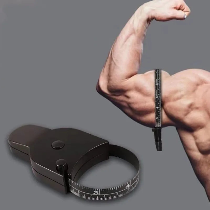 Automatic Telescopic Tape Measure, Body Measure Tape 60 inch (150cm), Self-Tightening Retractable Measuring Tape for Body Accurate Way to Track Weight Loss Muscle Gain by One Hand