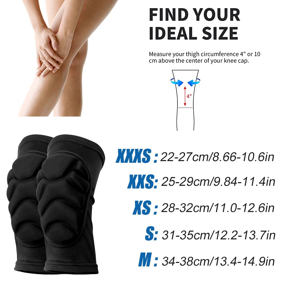 Kids Soft Knee Pads and Thickened SBR Elbow Pads Adjustable Knee and Elbow Pads Protective Suit Gear for Cycling Volleyball Skateboarding Soccer Hockey
