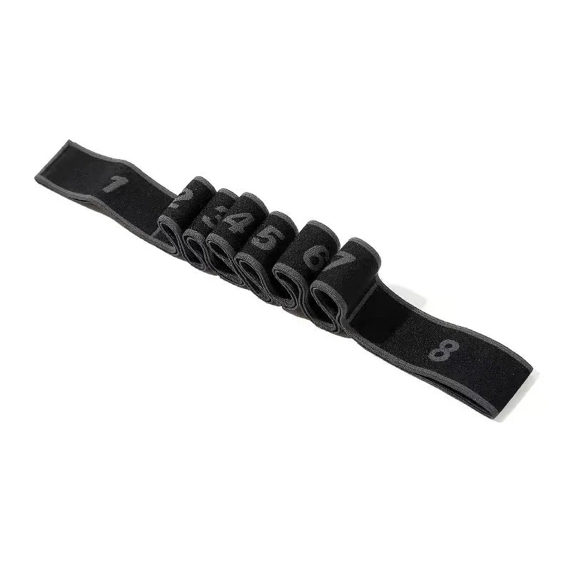 Stretching Strap with Loops - Non Elastic Stretch Band for Physical Therapy, Yoga Strap for Stretching Equipment, Stretch Bands for Exercise and Flexibility - Fascia, Hamstring & Leg Stretcher Belt