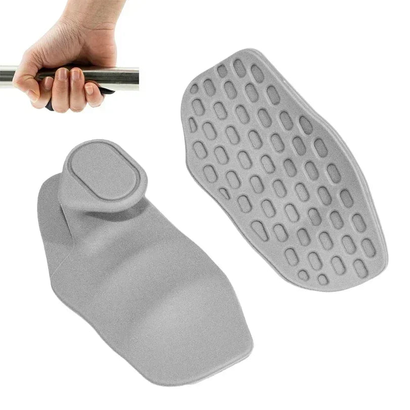 Anti-Slip Workout Grips, Ergonomics Rubber Gym Grips, Weight Lifting Grips for Hand Protection, Workout Gym Gloves for Men and Women Deadlift, Fitness Training, Weightlifting and Exercise